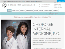 Tablet Screenshot of cherokeeim.com